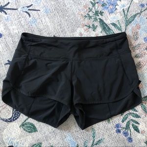 Lululemon Speed Up Short 2.5inch BLACK Size 6